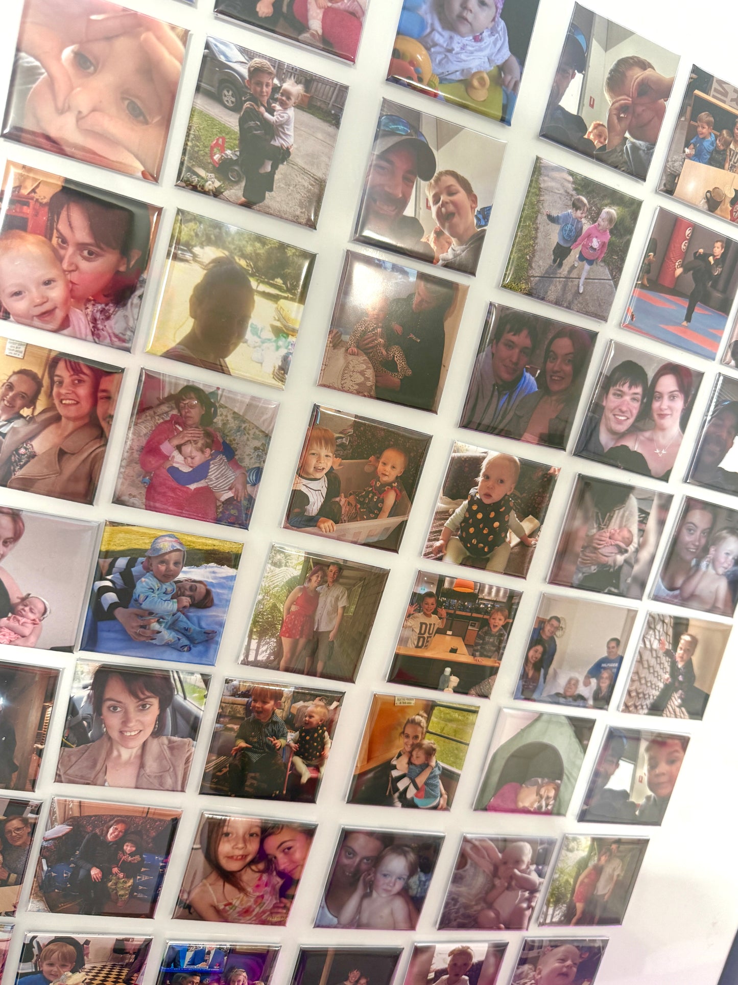 Collage of small square photos arranged in a grid pattern.