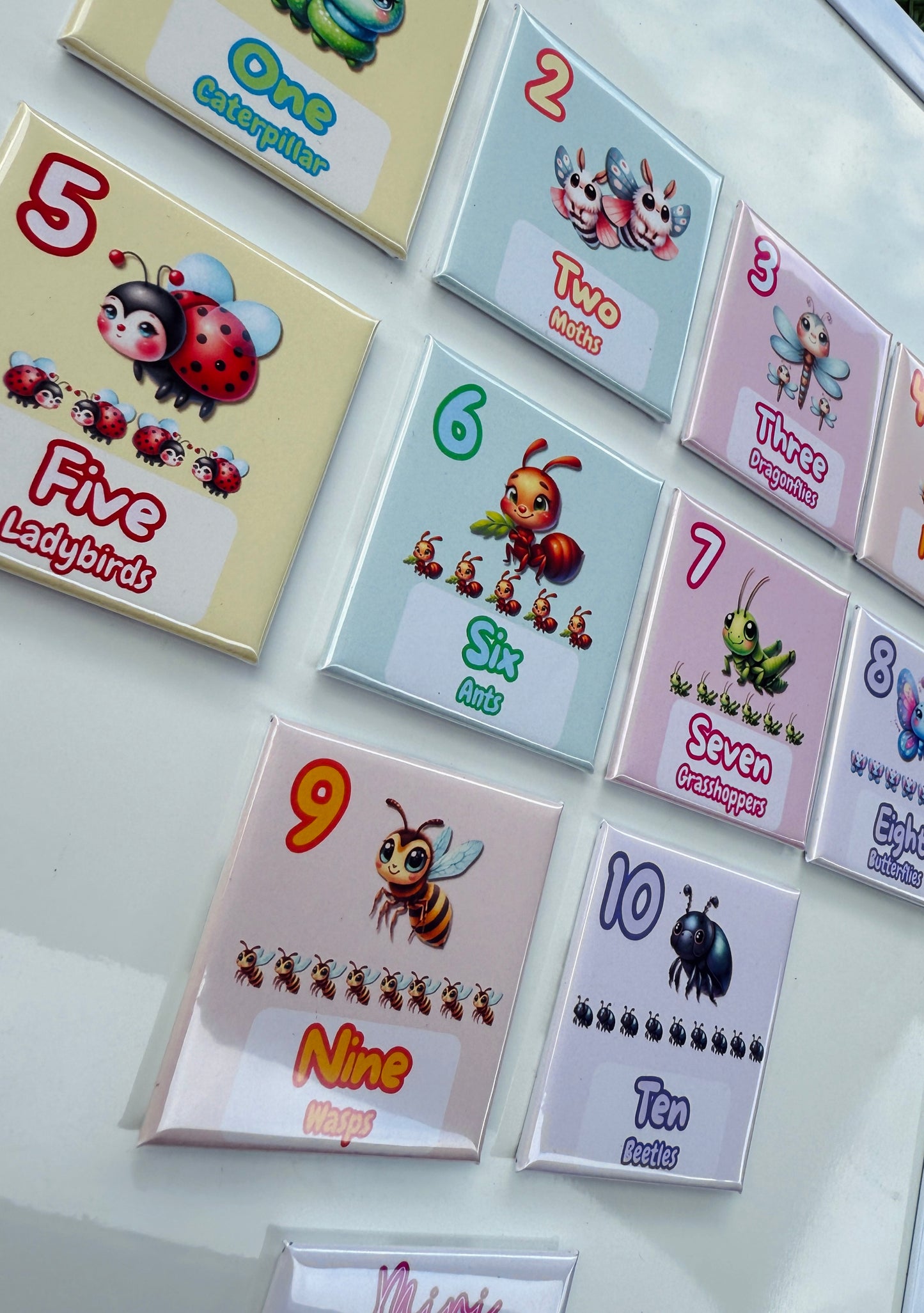 Number Magnet Set for kids - fun & educational ( pack of 10 )